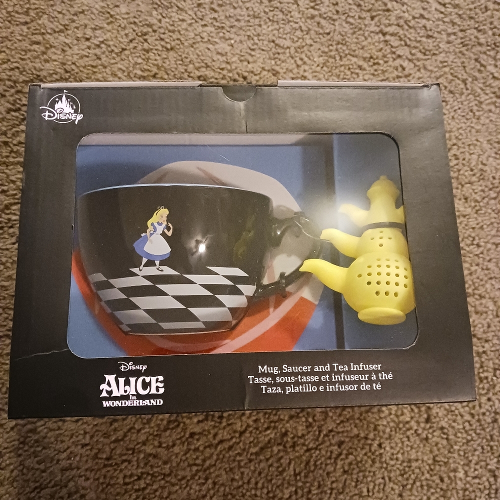 Disney Parks Tea Mug Infuser Set